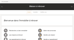 Desktop Screenshot of maison-a-renover.fr