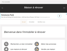 Tablet Screenshot of maison-a-renover.fr